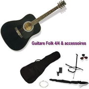 DELSON Black Montana Folk Guitar Pack + accessoire
