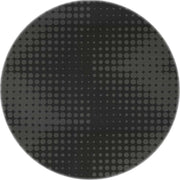MixMamas Rond Tafelkleed Gecoat - Ø 140 cm - Hippe Stippen - Zwart