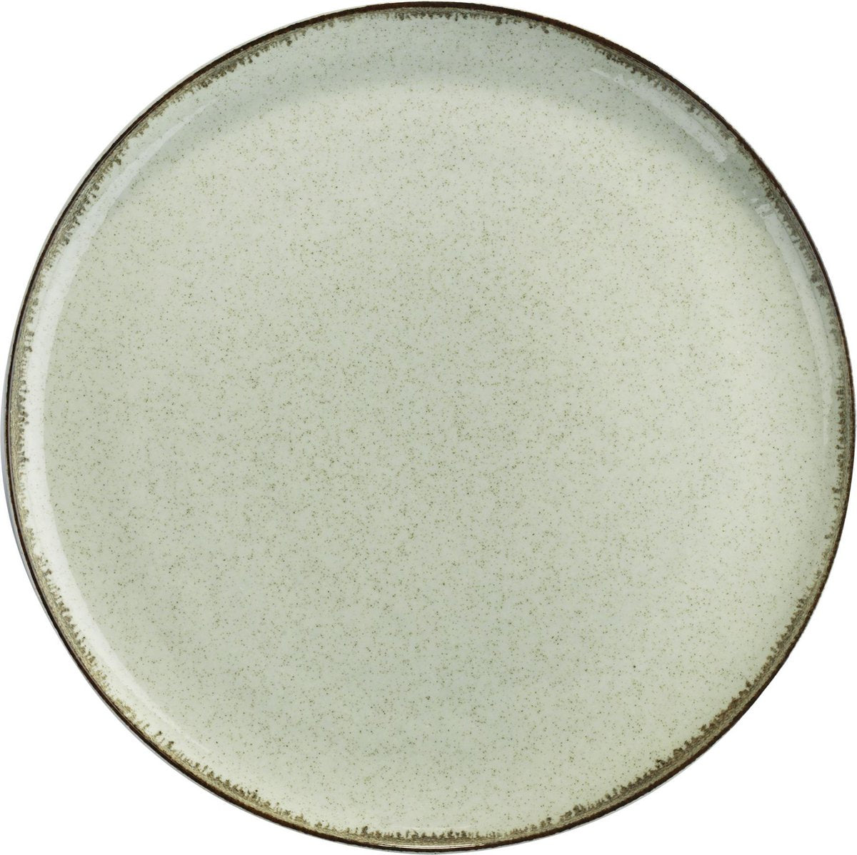 Supervintage Kitchen trend - servies - ontbijtbord - Zeegroen Ocean - aardewerk - per stuk - 27 cm