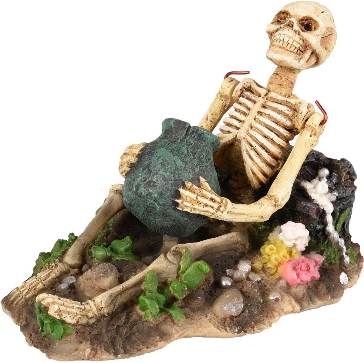 Aquarium decoratie Hades Kruik - 13 x 9 x 10 cm