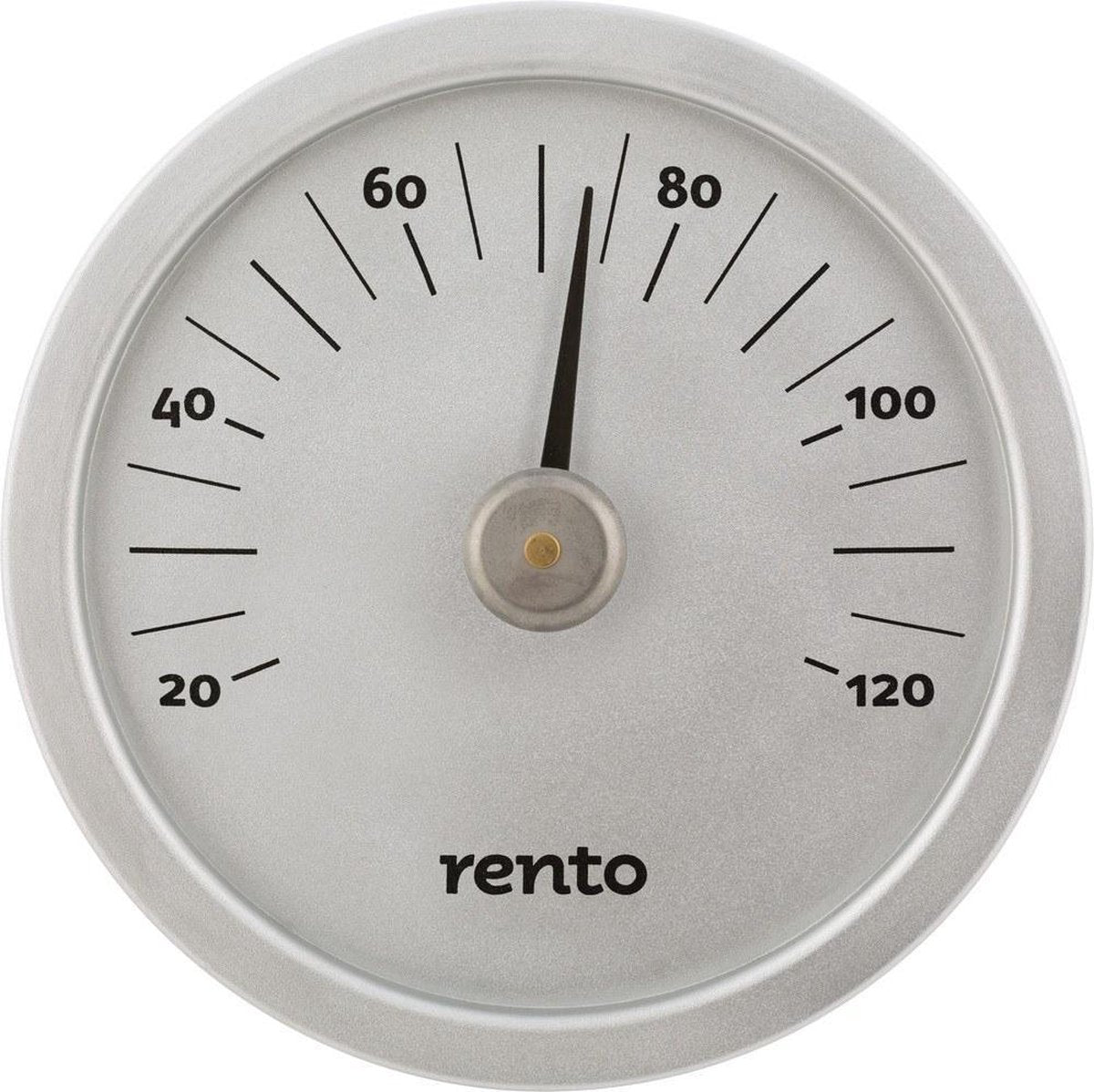 Design sauna thermometer - Aluminium Naturel (⌀15cm)