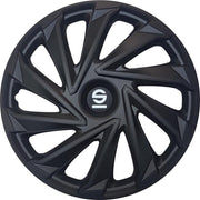 Sparco Wieldoppen Varese 15 Inch Abs Zwart Set Van 4