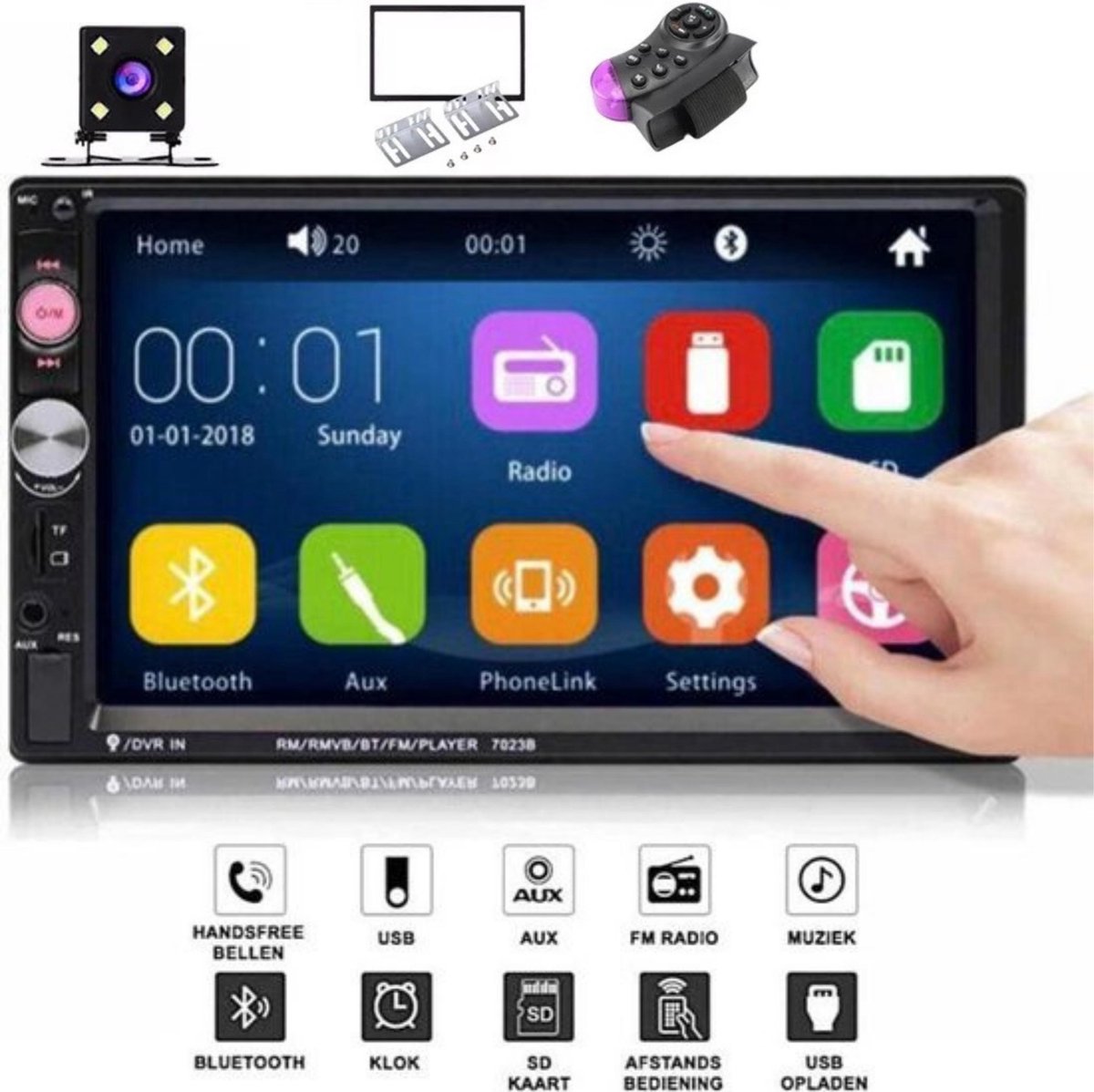 Universele Autoradio met Bluetooth