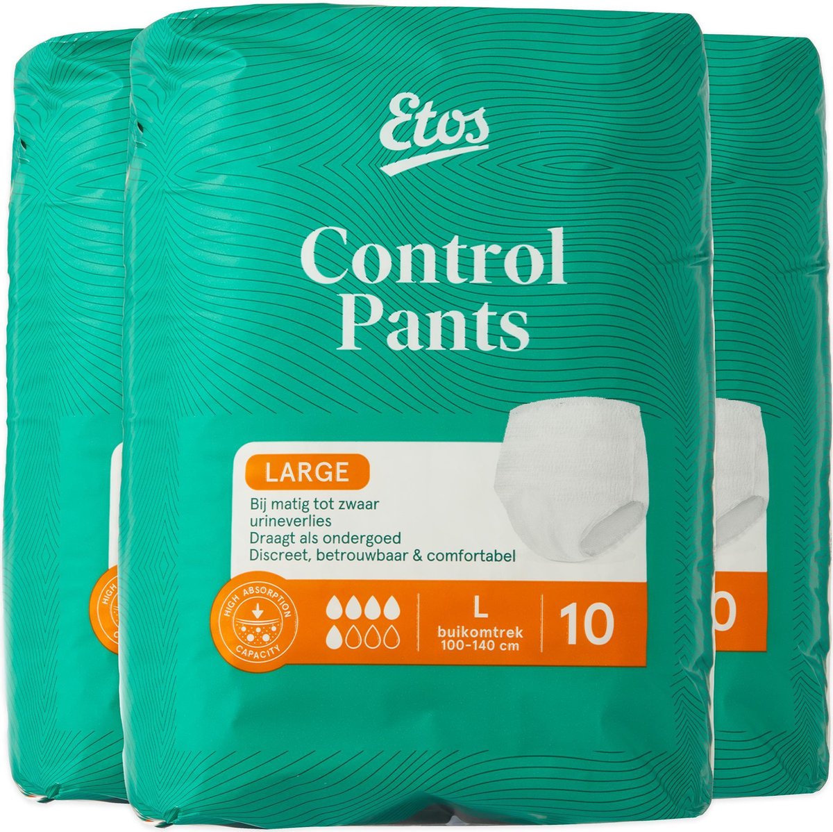 Etos Incontinentiebroekjes L - 30 stuks (3x10)