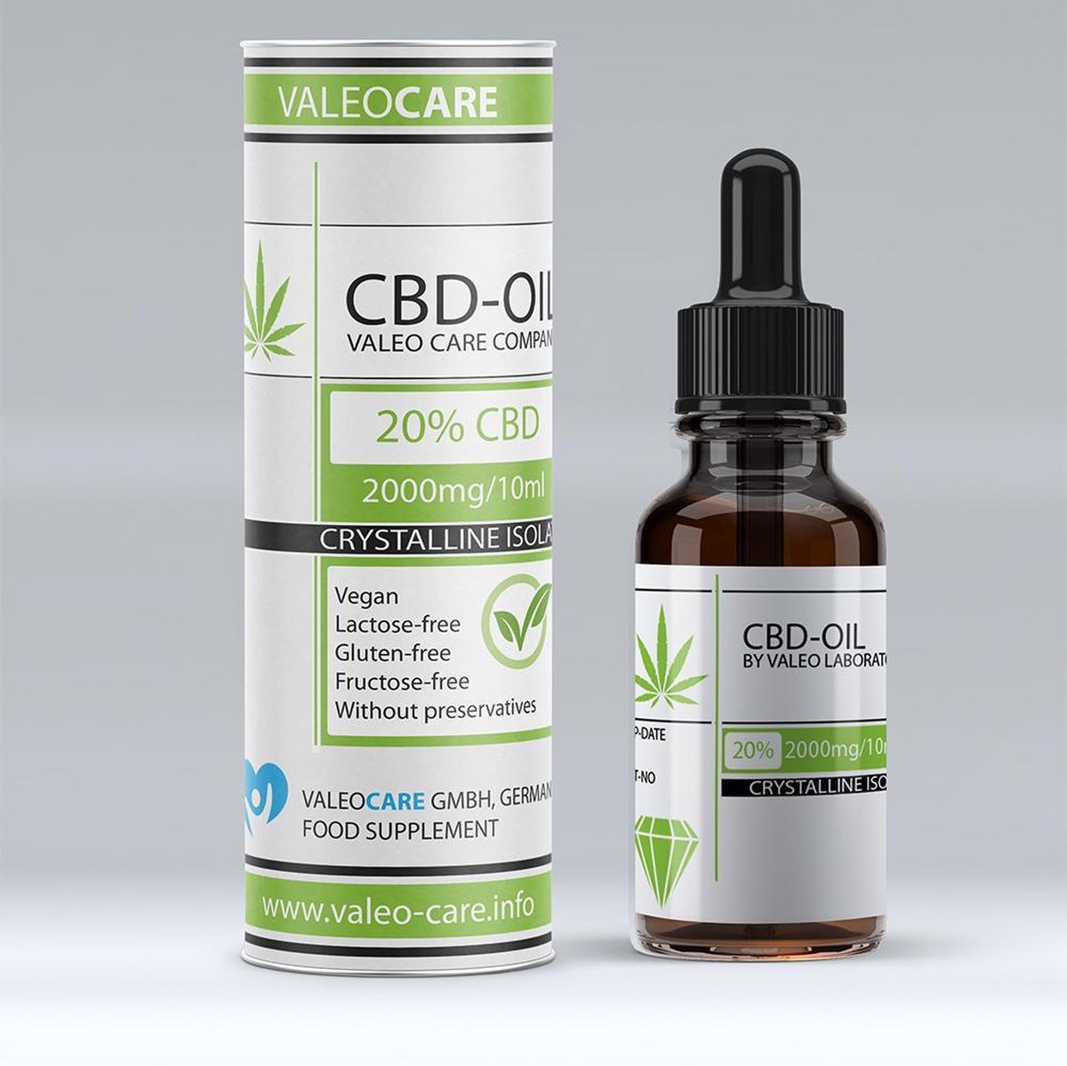 Valeo - Broadband Oil - CBD 20% - Hemp