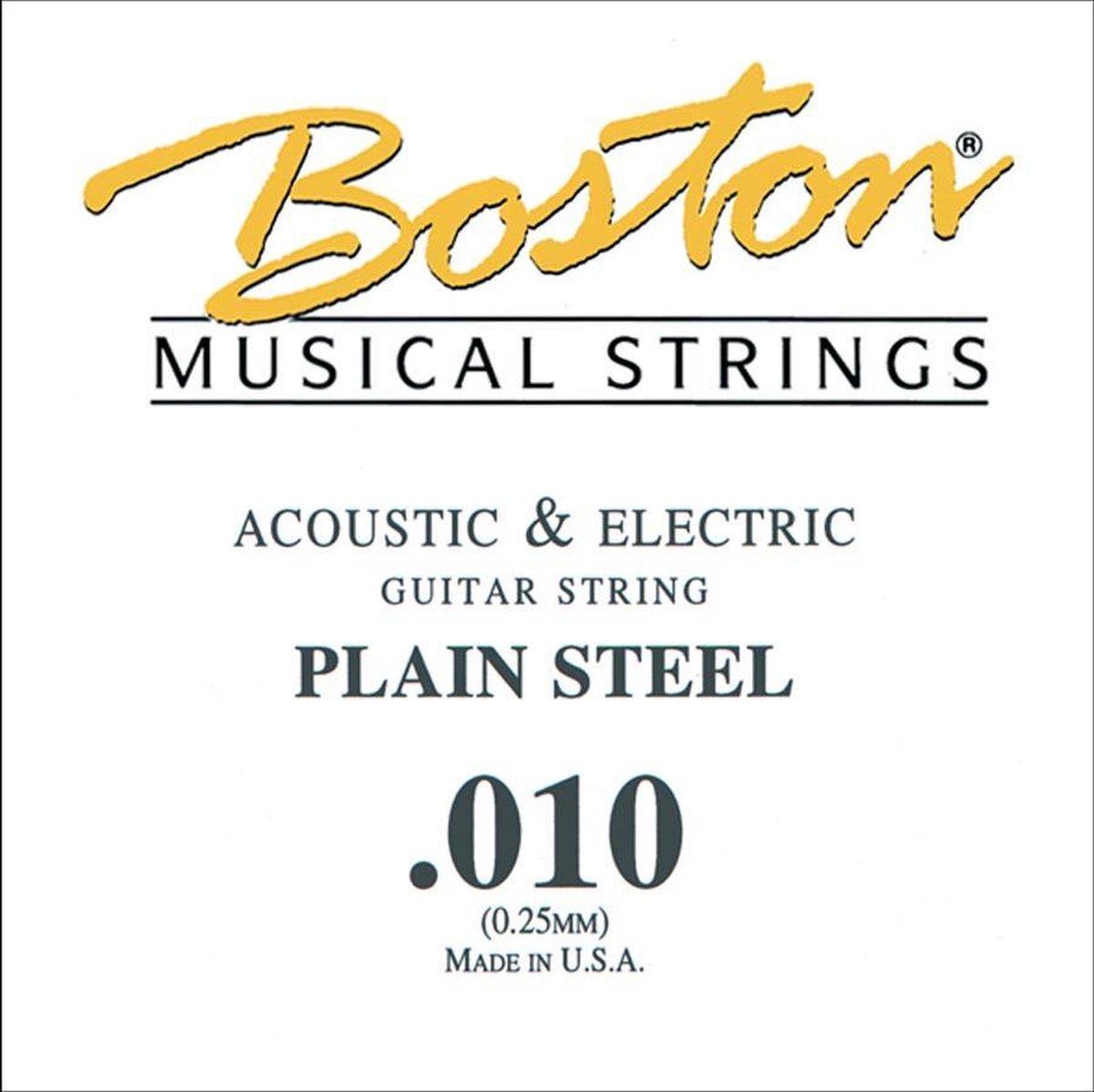 Snaar elektrische/akoestische gitaar Boston BPL-010 Steel .010