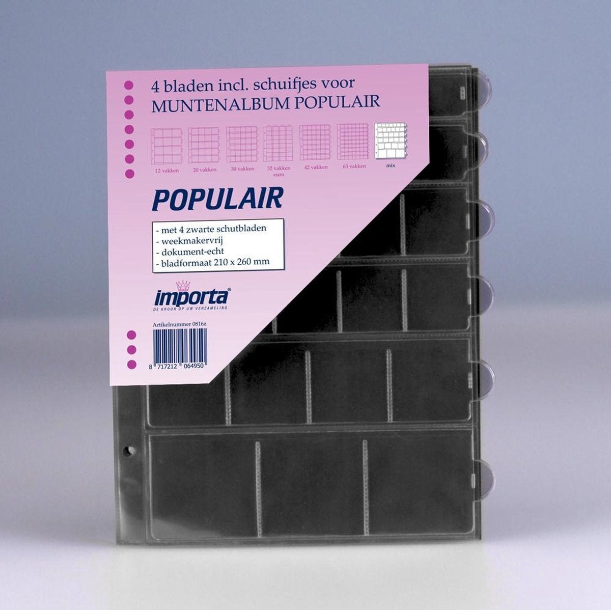 Importa POPULAIR muntbladen incl. schuifjes