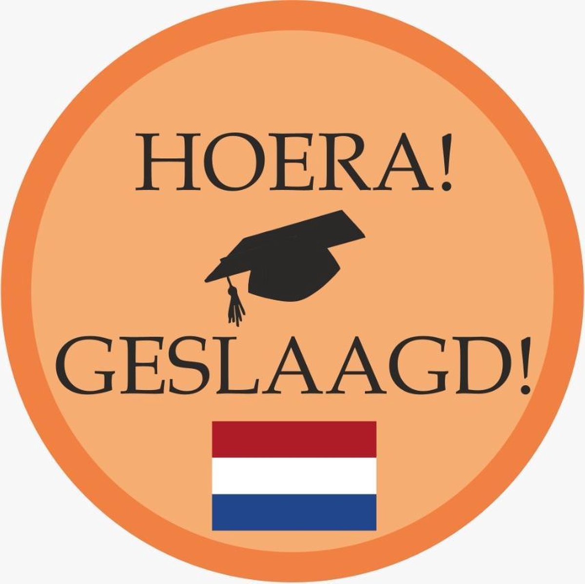 Hoera geslaagd - raamsticker geslaagd - einde schooljaar 2021 - examens - raamsticker groot - sticker geslaagd