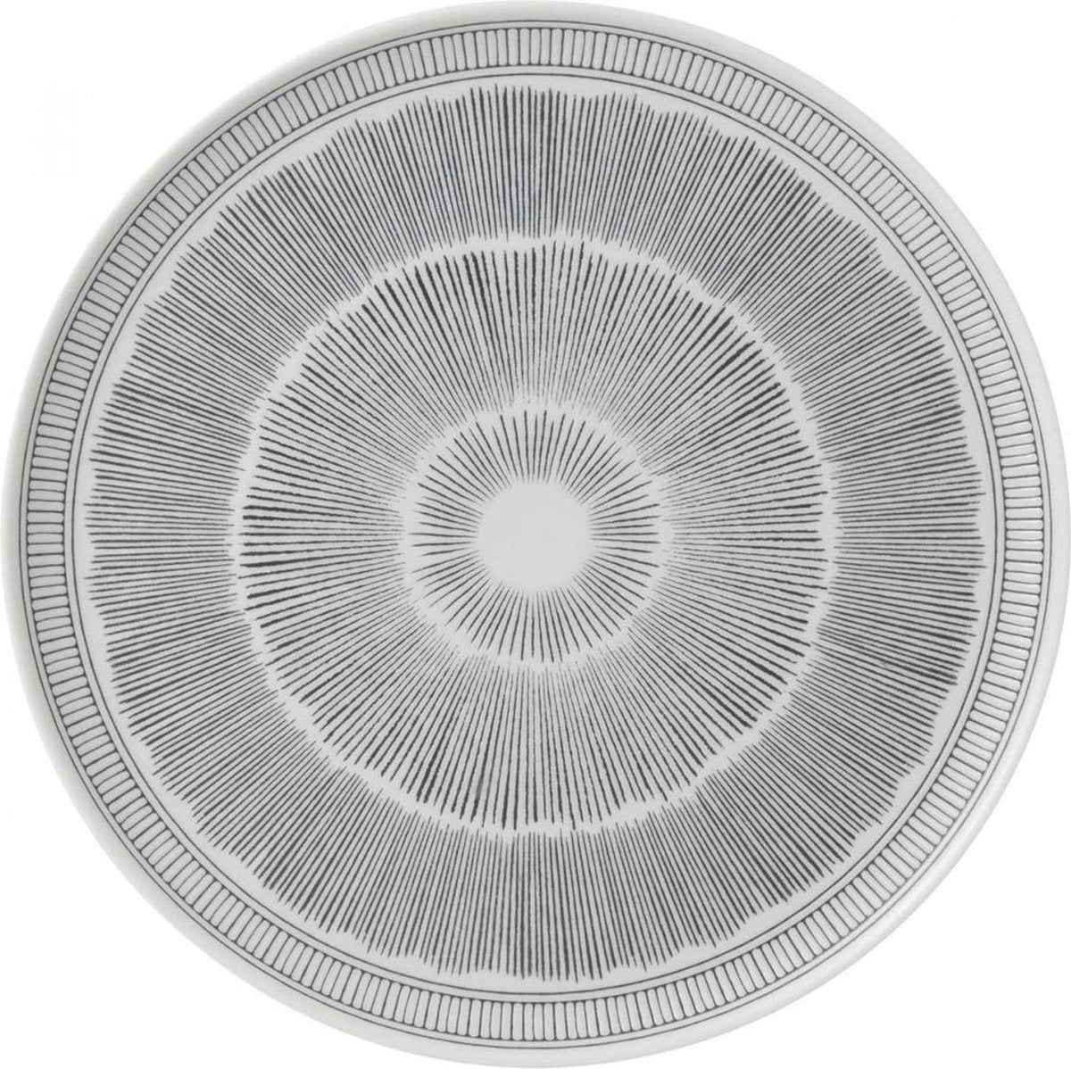 R. Doulton Ellen Degeneres grey lines onderbord 32cm