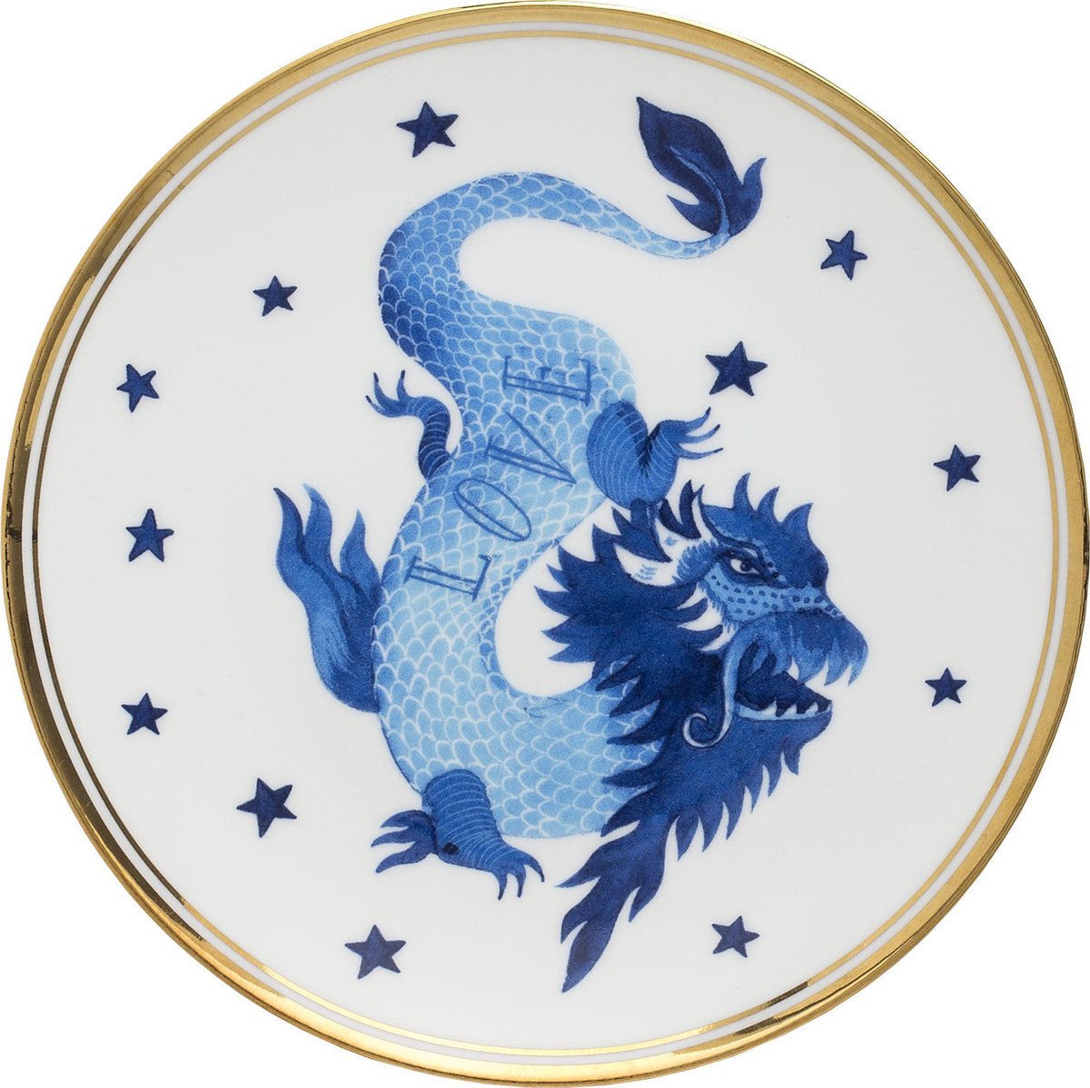 Bitossi Home Funky Table Bordje - Dragon - Ø 17 cm - Porselein