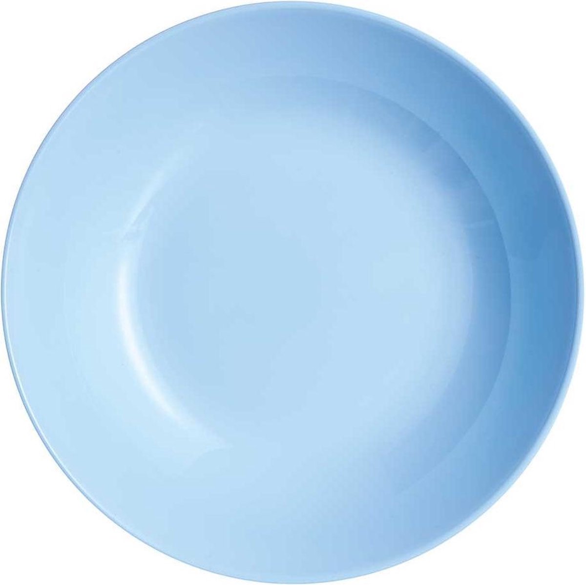 Diwali Diep Bord - Lichtblauw - Ø 20cm