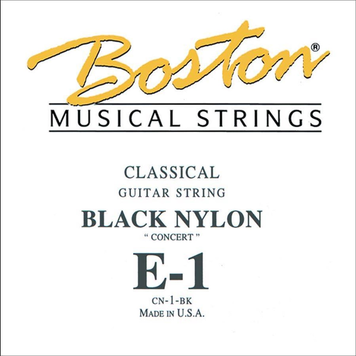 Snaar klassieke gitaar E-1 Boston Concert Series CN-1-BK