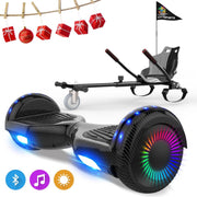 Evercross 6.5 inch Hoverboard met Flits Wielen