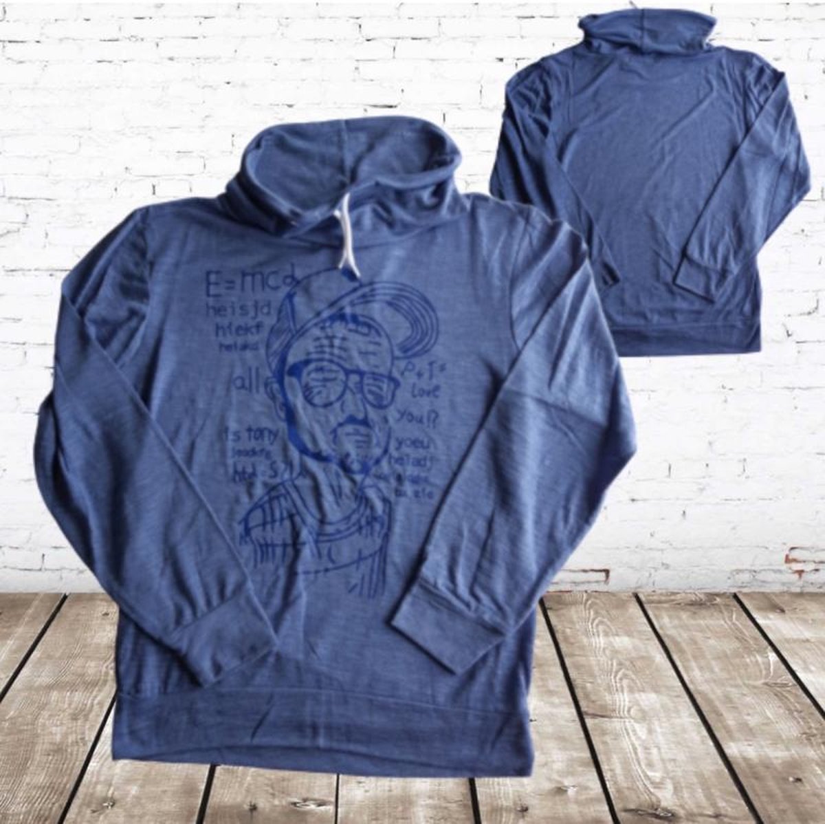 S&C Blauwe jongens longsleeve man - 134/140