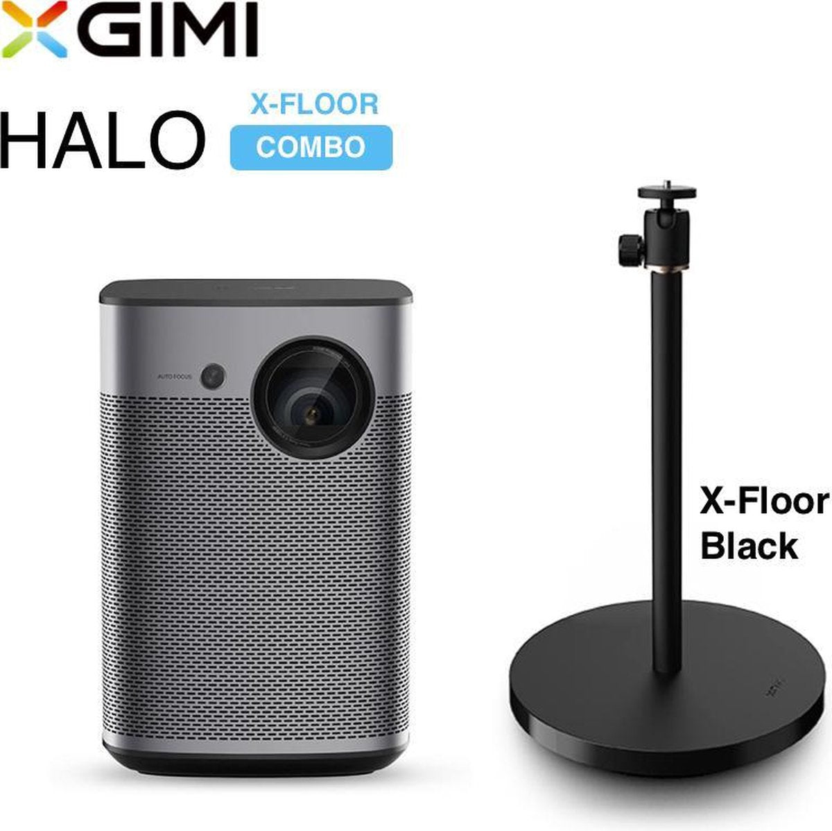 XGIMI HALO X-Floor Portable Smart Beamer COMBO Zwart