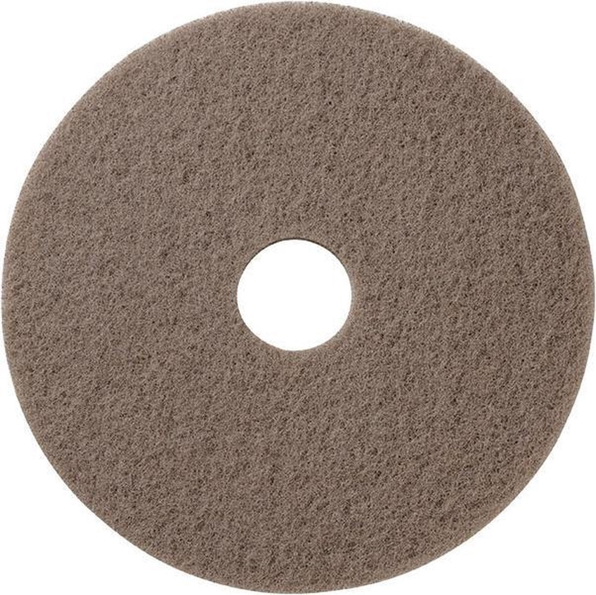 5 stuks vloerpad beige 13 inch 33 cm