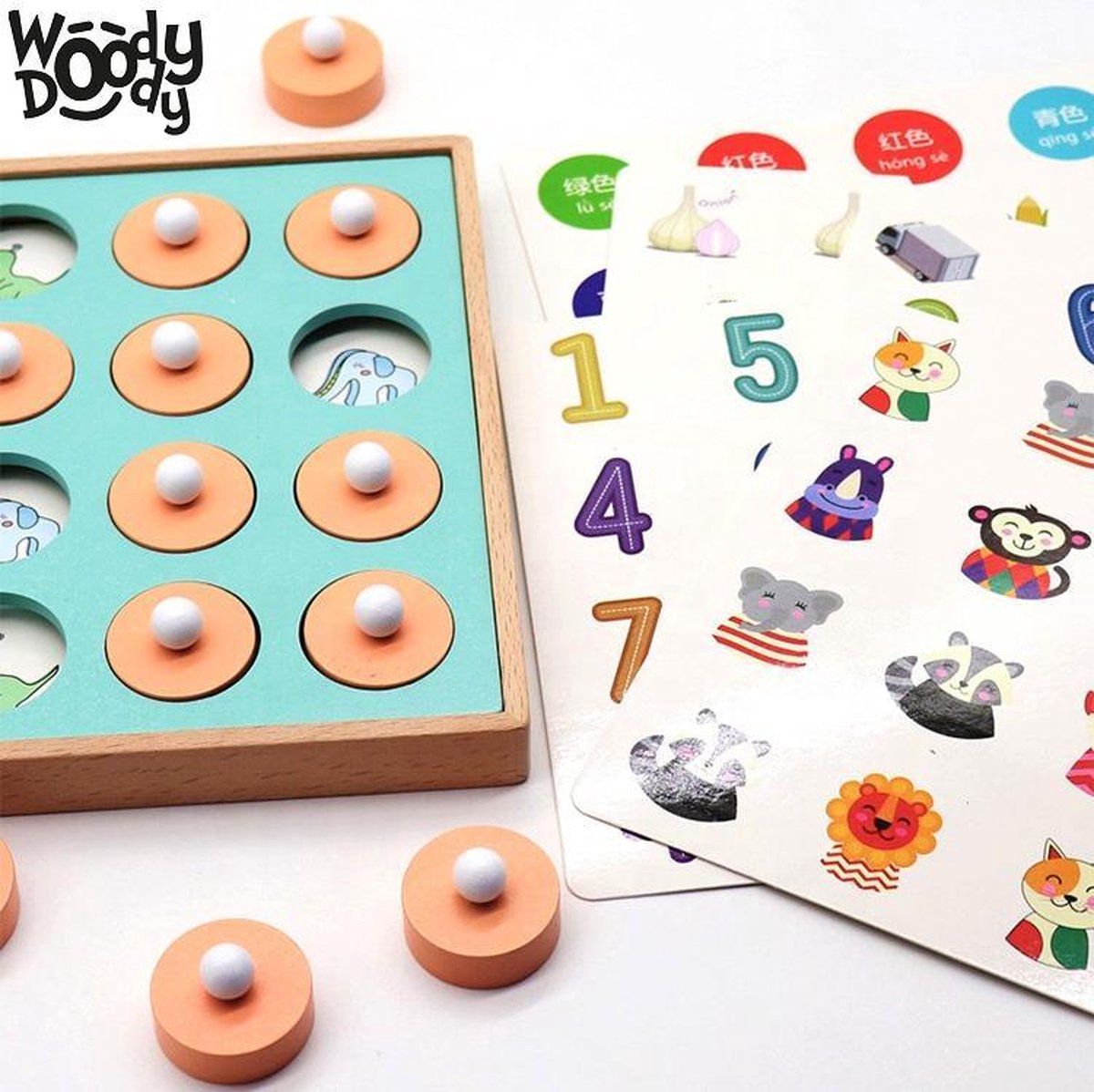 Memory Spelletjes 4 Jaar Memory Chess Memory Schaakspel Puzzel Kinderen 3 Jaar Houten Puzzel Jonge Kinderen Educatief Speelgoed 4 Jaar – WoodyDoody