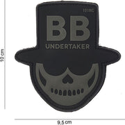 Embleem 3D PVC BB Undertaker zwart