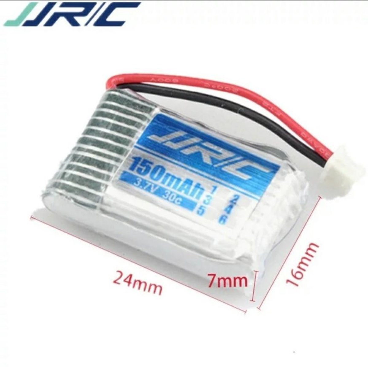 JJRC H20 Lipo Accu 3.7 Volt 150 MaH  voor JJRC H20 