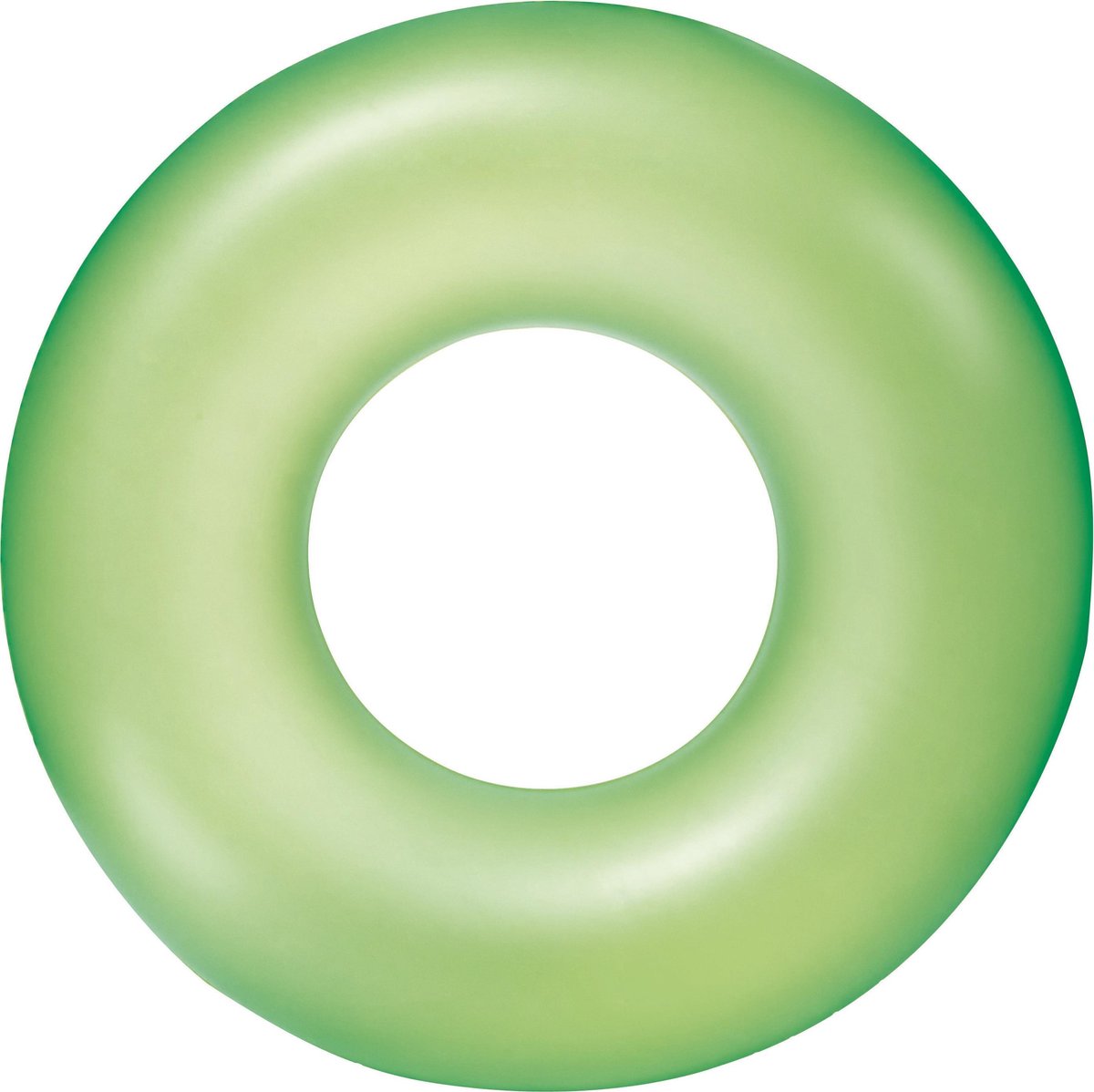 Opblaasbare neon groene zwemband 76 cm voor volwassenen - Zwembenodigdheden - Zwemringen - Veilig zwemmen - Groene zwembanden voor kinderen en volwassenen