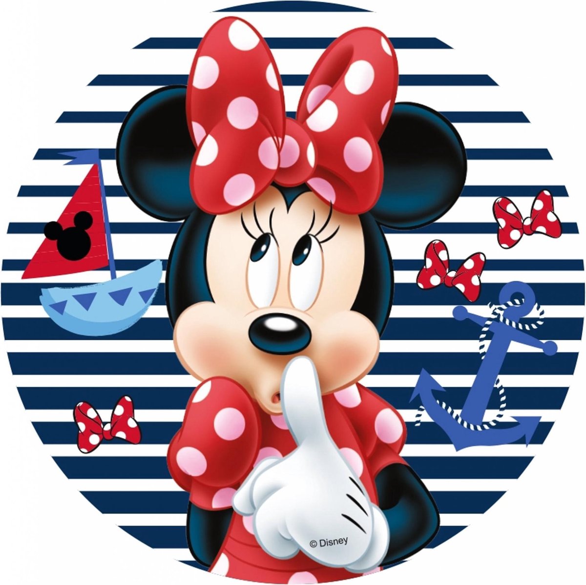 MODECOR - Minnie eetbare taartdecoratie - Decoratie > Taartdecoraties