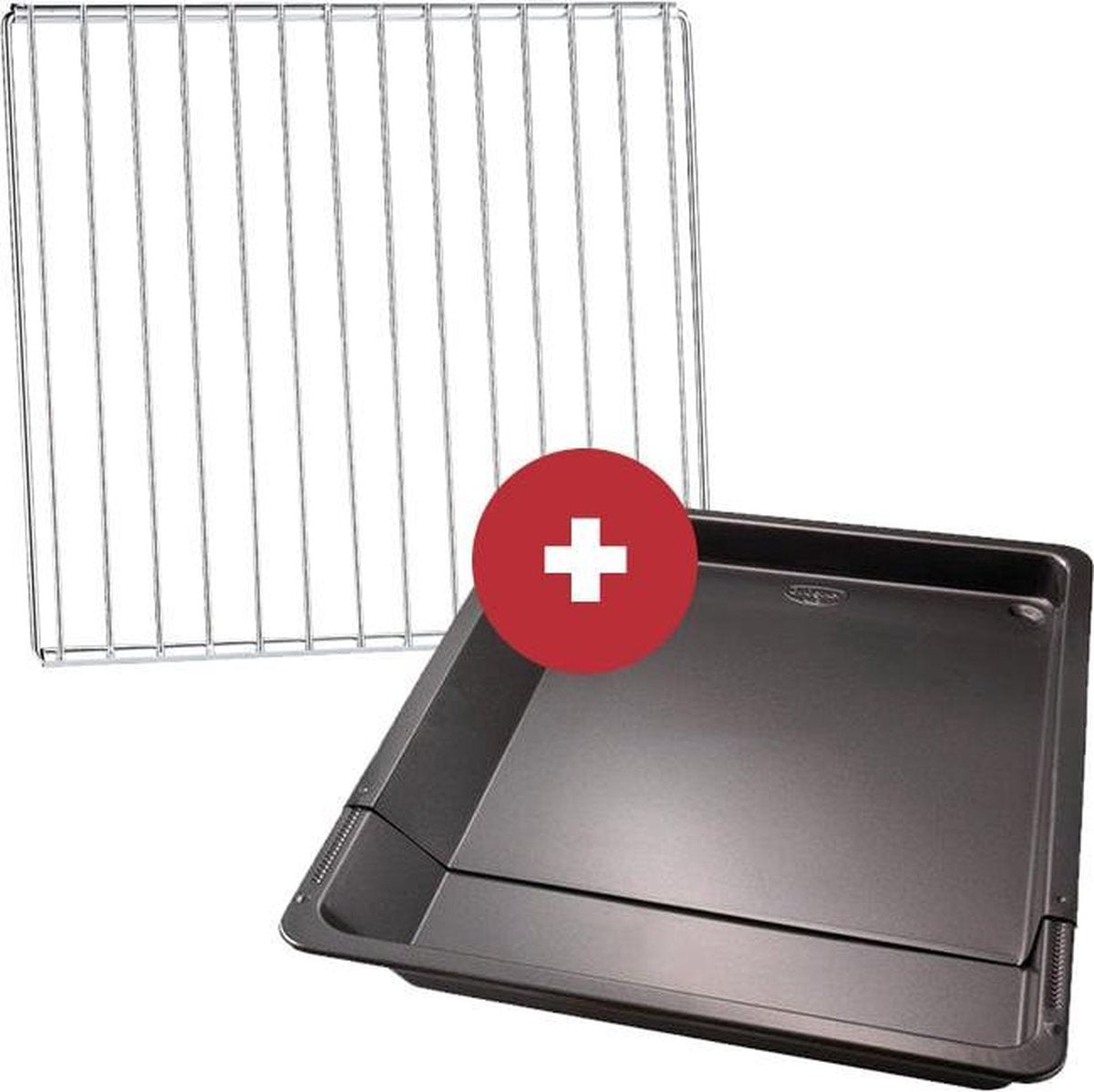 YUGN Oven Pakket Universeel Rooster en Bakplaat – Enorm Verstelbaar en Perfect Voor Maken Van Heerlijke Gerechten - Met Gratis E-Book en Bakkwast -3 x 33 x 37-52 cm