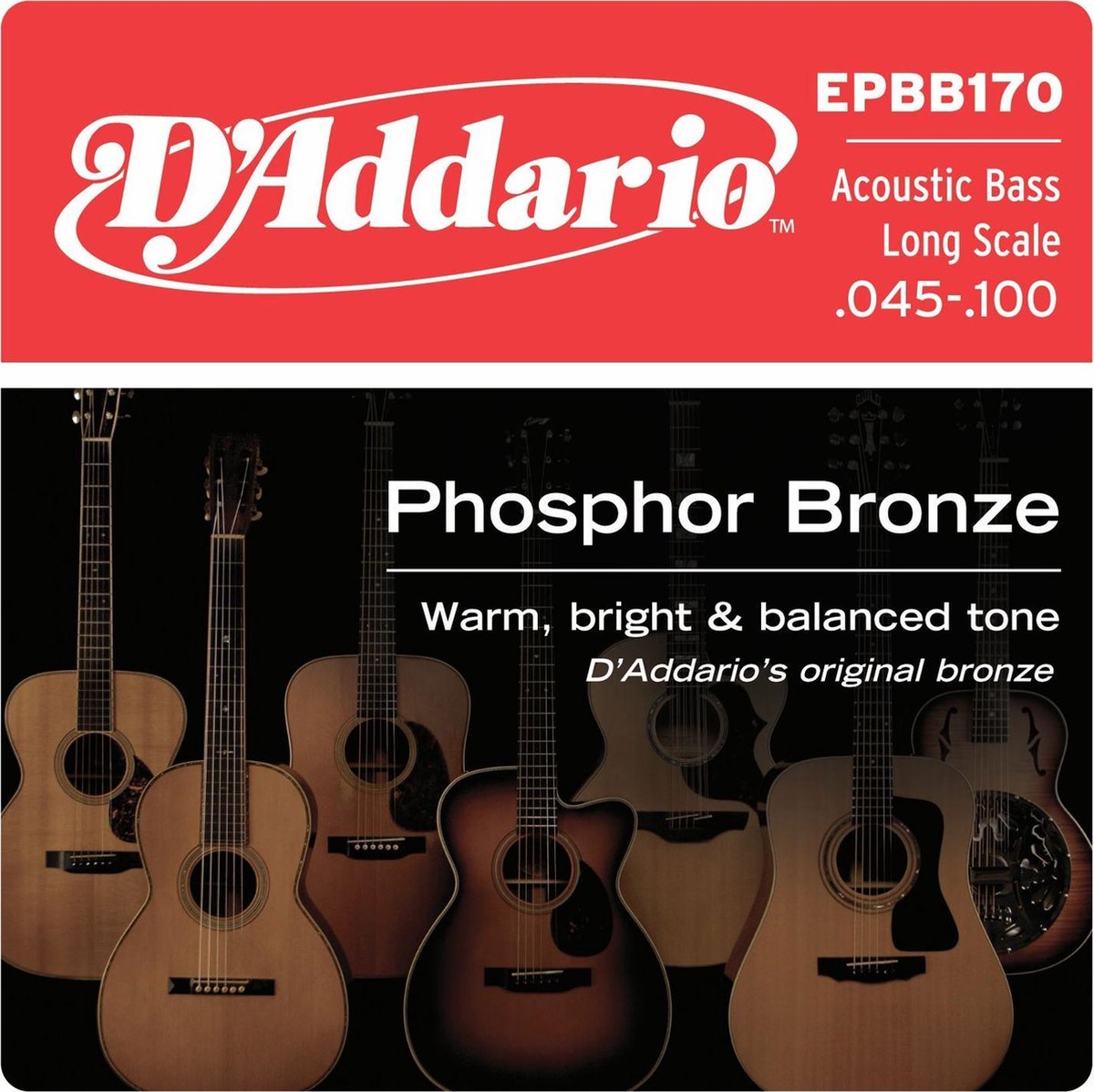 4er Phosphor Bronze 45-100 Acoustic bas 45-65-80-100