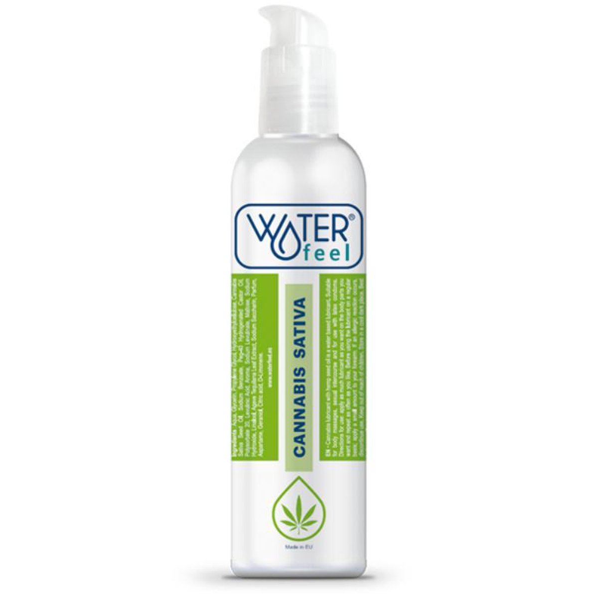 Waterfeel - glijmiddel - cannabis - 150 ml - 100% waterbasis.