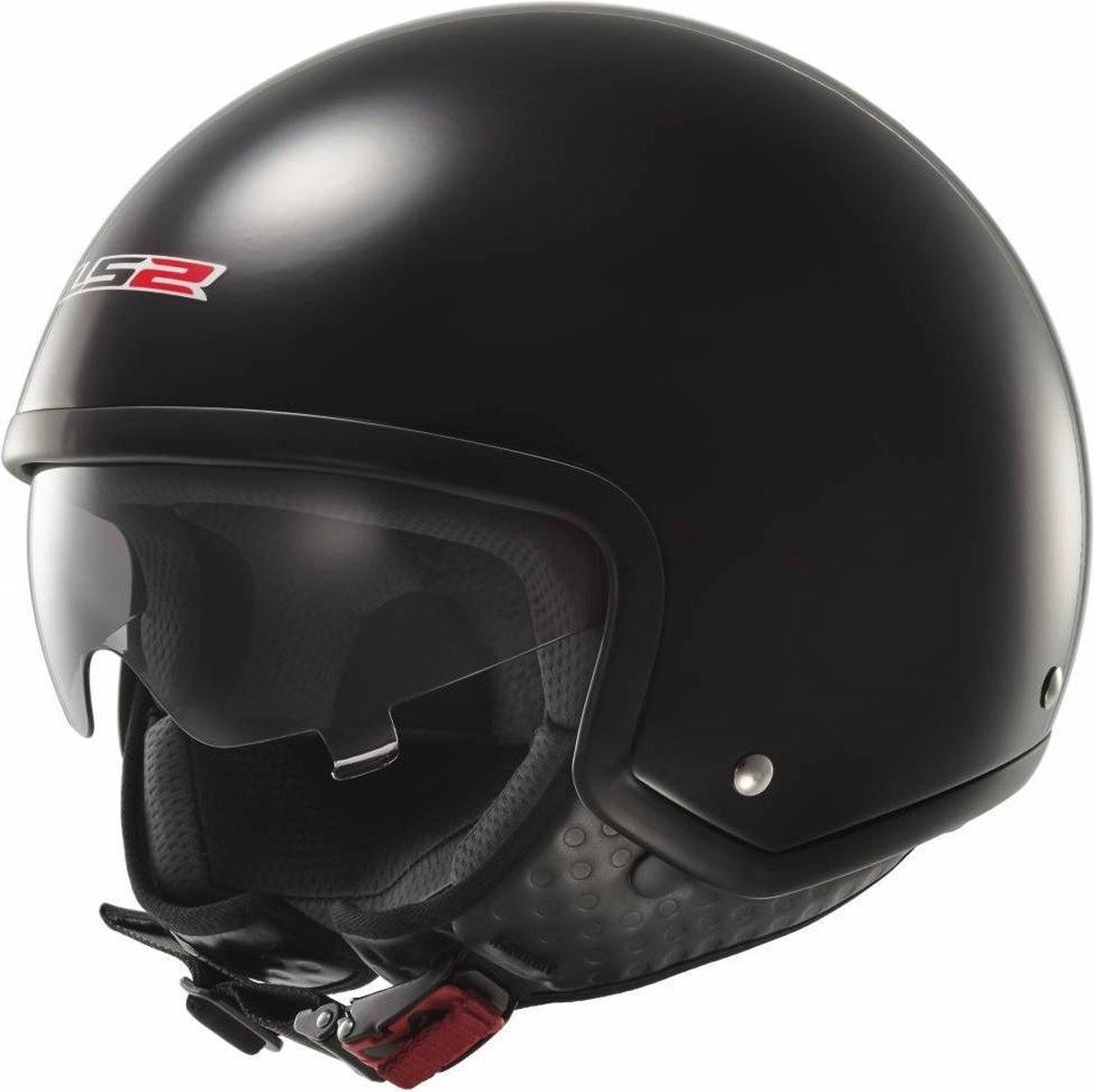 LS2 Wave jethelm - Motorhelm - Mat zwart - Maat XS