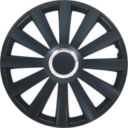 Autostyle Wieldoppen 13 inch Spyder Zwart - ABS