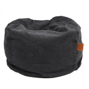 D&D Chill poef zack Donkergrijs 50x50x45cm
