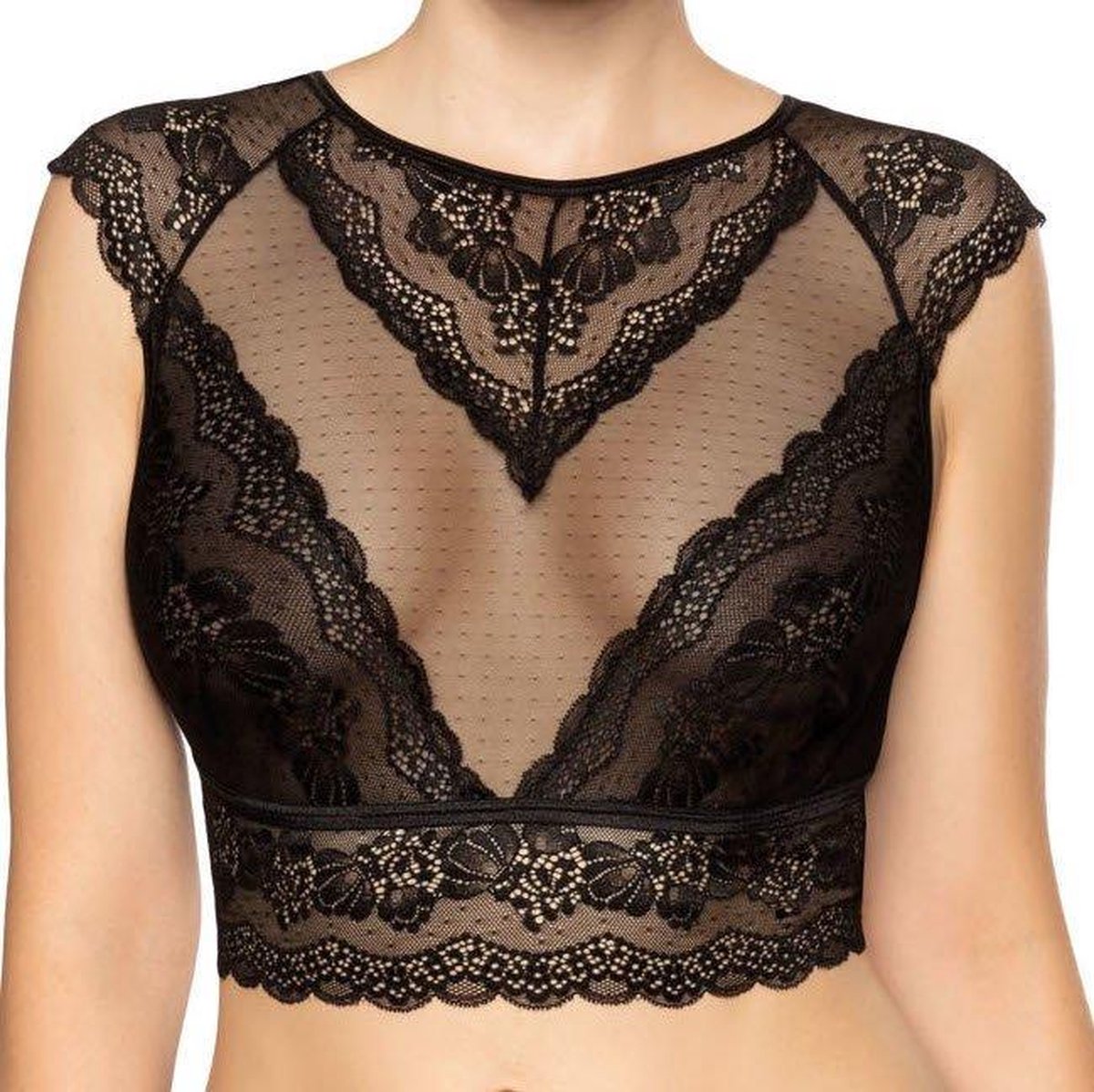 Roza- Ellba- top- zwart L