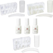 Nepnagel Set 3 x 100 stuks in 3 kleuren - Transparant