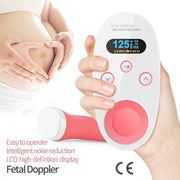 Dealingtoday.  Baby Doppler -  zwangerschapscadeau - Baby Hartje Monitor - Beluister en Meet de Babyhartslag