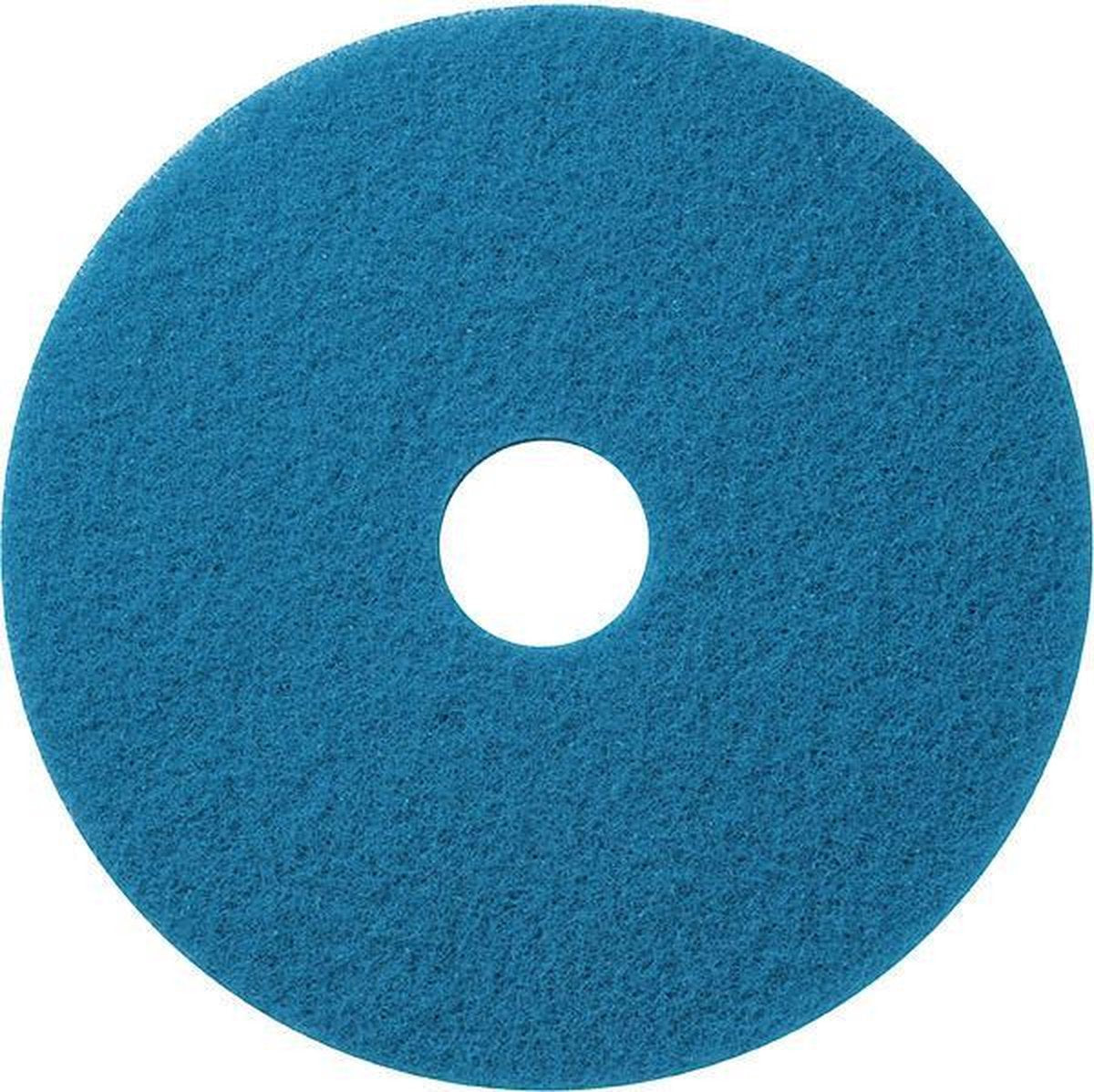 5 stuks vloerpad blauw 11 inch 28 cm