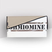 Ohmiomine Transporter Fietskrat Wit inclusief Beter Beige Afdekhoes