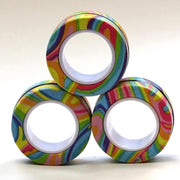 Fidget speelgoed. 3 Magnetische Ringen in Pastel kleuren. Na de populaire Tangle het ideale speelgoed voor motorische onrust.
