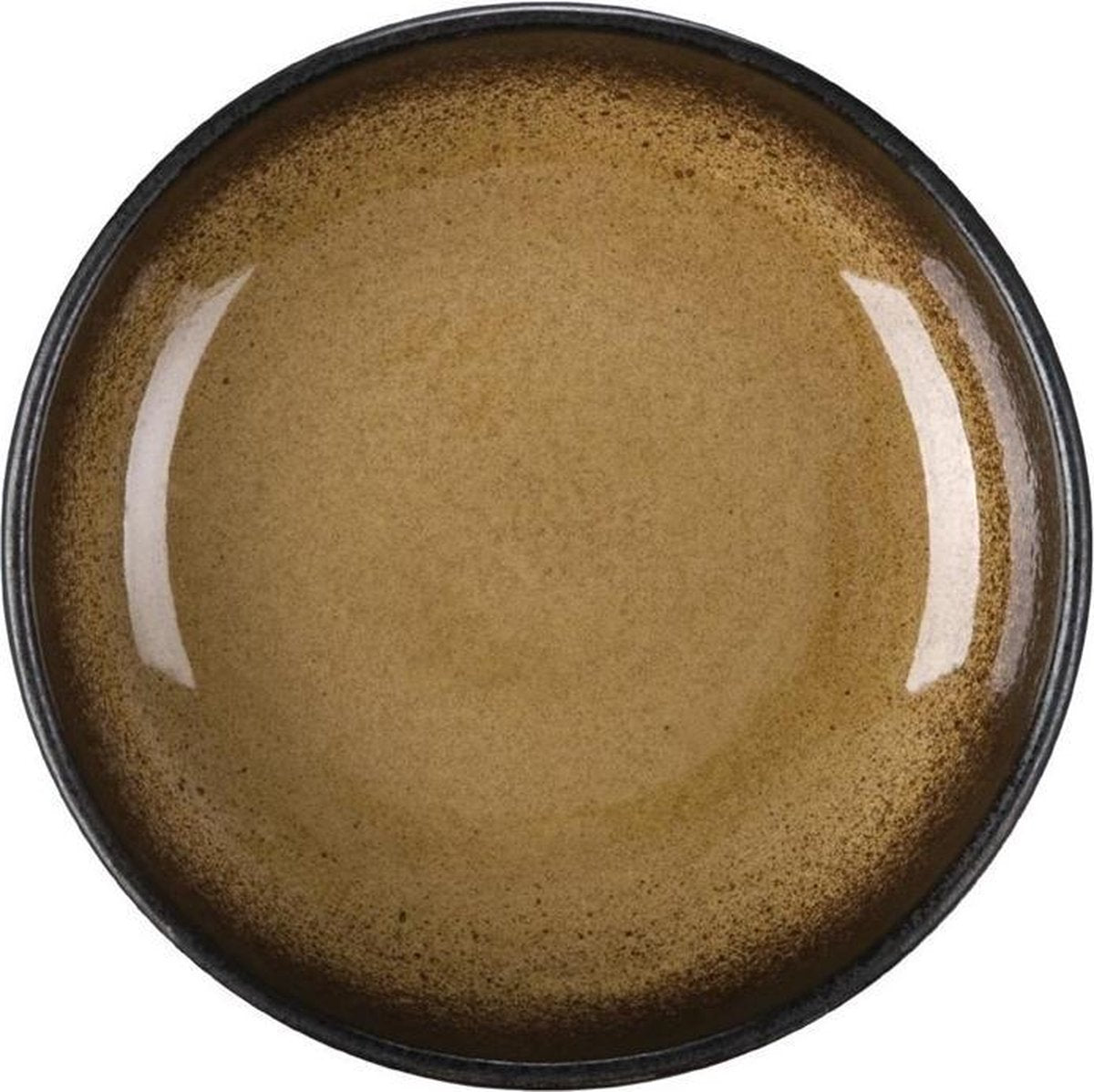Olympia Nomi ronde tapasdipschaaltjes geel-zwart 9.5cm