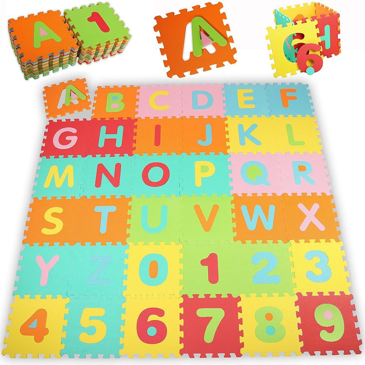 86-delige foam puzzelmat