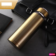 MIRO Thermosfles RVS Isoleerfles Goud  600ML Uitneembaar Theefilter