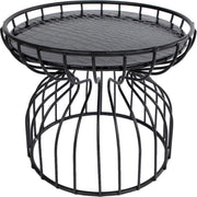 Dulaire Etagere/Plateau Zwart Metaal Rond 16.5 cm