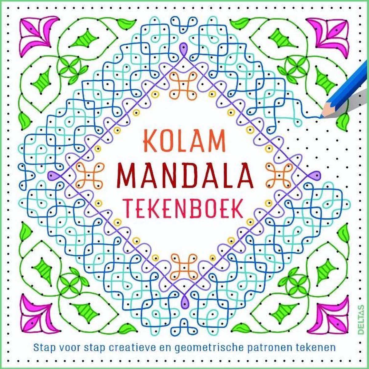 Deltas Kolam Mandala Tekenboek