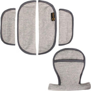 Ukje - Gordelhoesjes Maxi-Cosi en Cybex autostoelen - Grijs ribstof