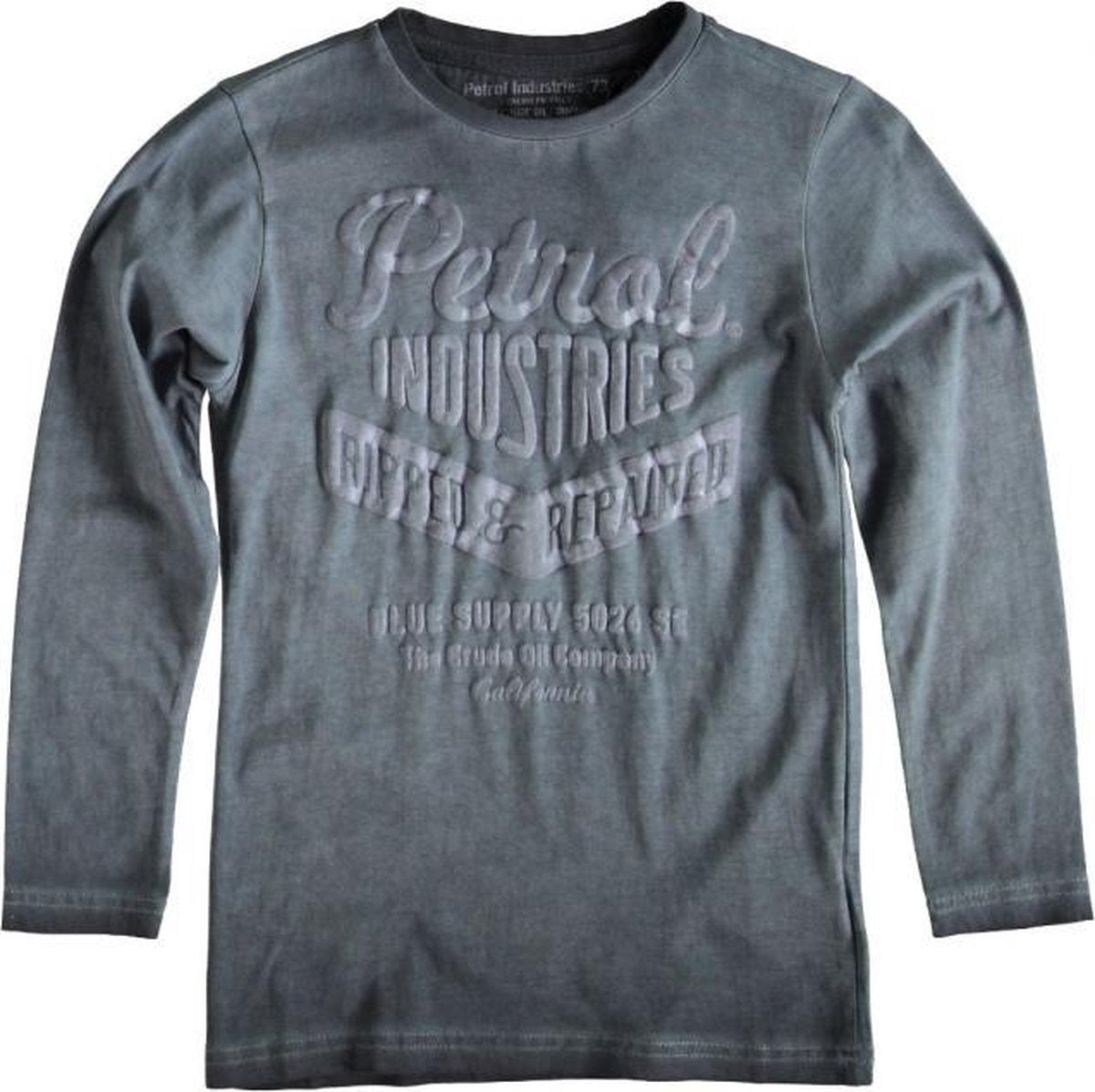 Petrol grijze longsleeve Maat - 104