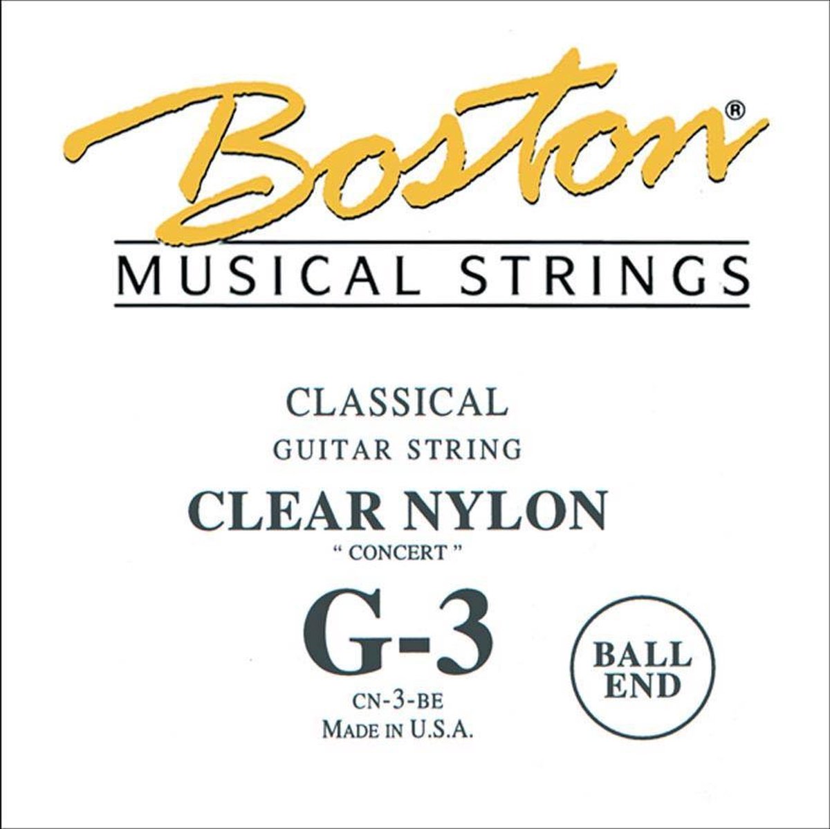 Snaar klassieke gitaar G-3 Boston Concert Series CN-3-BE