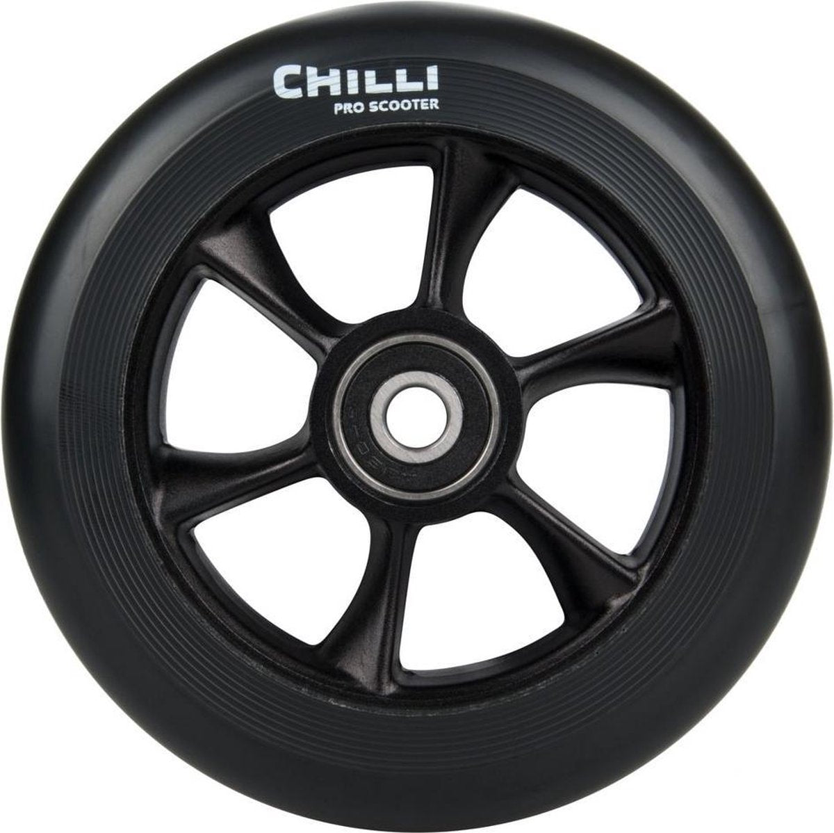 Chilli Wheel - Turbo - 110mm - Zwart Pu/ Zwart Core