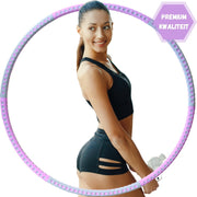 Fitness Hoelahoep - Voor Volwassenen - Paars - Grijs - Weighted Hula Hoops - Hoepel Fitness