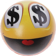 Toi-toys Speelbal Funny Face Dollar Geel 9