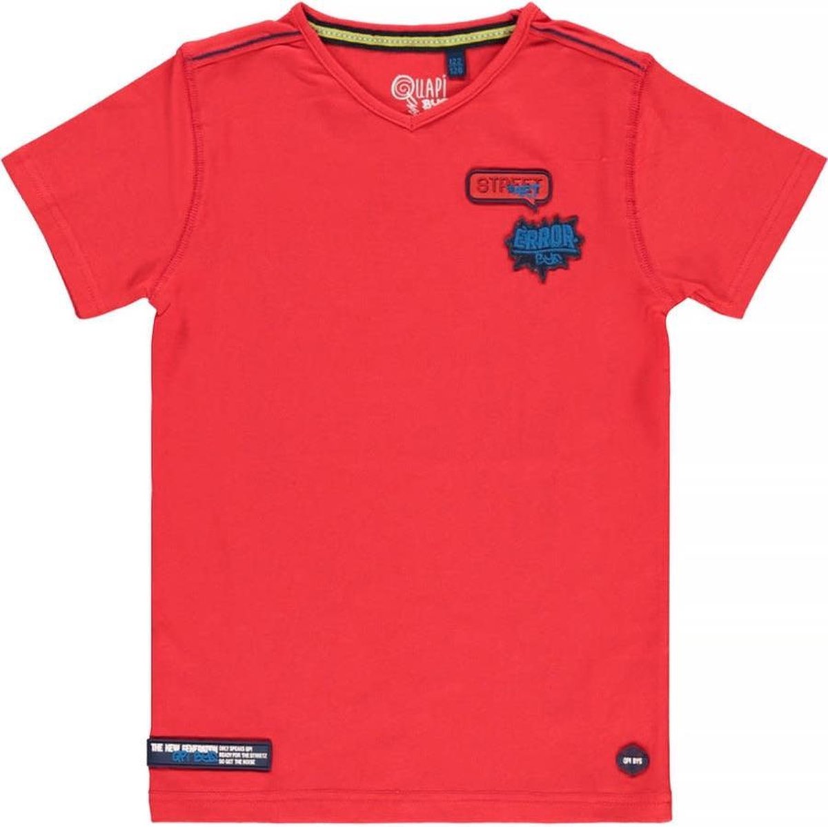 Quapi T-shirt Ahmed flame red - maat 92