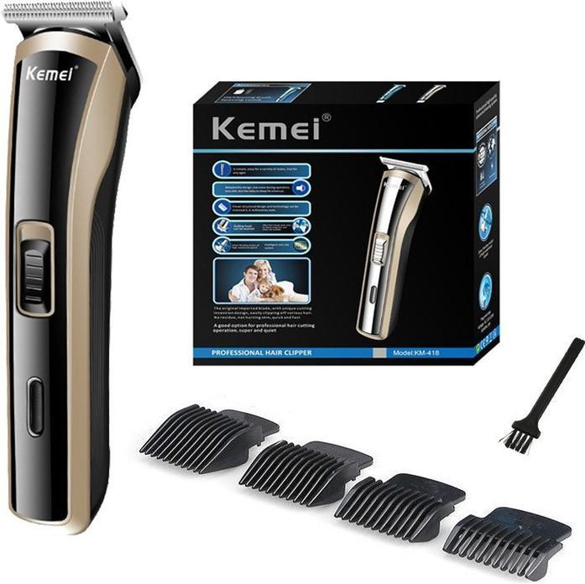 Kemei KM-418 draadloze tondeuse